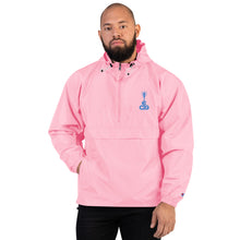 Load image into Gallery viewer, Embroidered Champion Packable Jacket- Blue Logo