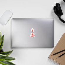Load image into Gallery viewer, ECG Red - Bubble-free stickers