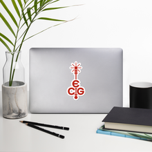Load image into Gallery viewer, ECG Red - Bubble-free stickers