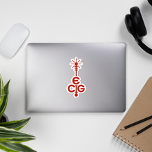 Load image into Gallery viewer, ECG Red - Bubble-free stickers