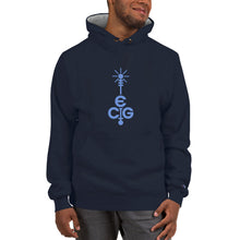 Load image into Gallery viewer, Champion Hoodie-Blue Logo