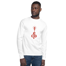 Load image into Gallery viewer, Men's Champion Long Sleeve Shirt-Red Logo