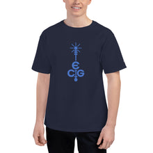 Load image into Gallery viewer, Champion T-Shirt - Blue Graphic Theme