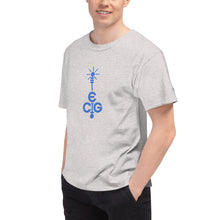 Load image into Gallery viewer, Champion T-Shirt - Blue Graphic Theme