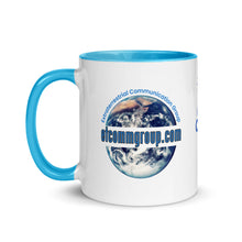 Load image into Gallery viewer, Mug with Color Choice Inside / Blue Graphic Theme