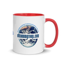 Load image into Gallery viewer, Mug with Color Choice Inside / Blue Graphic Theme
