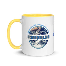 Load image into Gallery viewer, Mug with Color Choice Inside / Blue Graphic Theme