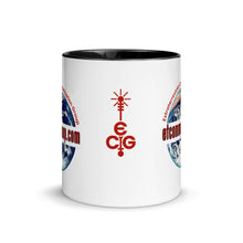 Load image into Gallery viewer, Mug with Color Choice Inside / Red Graphic Theme
