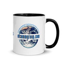 Load image into Gallery viewer, Mug with Color Choice Inside / Blue Graphic Theme

