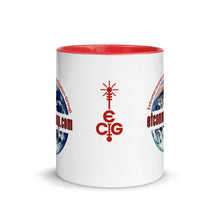 Load image into Gallery viewer, Mug with Color Choice Inside / Red Graphic Theme
